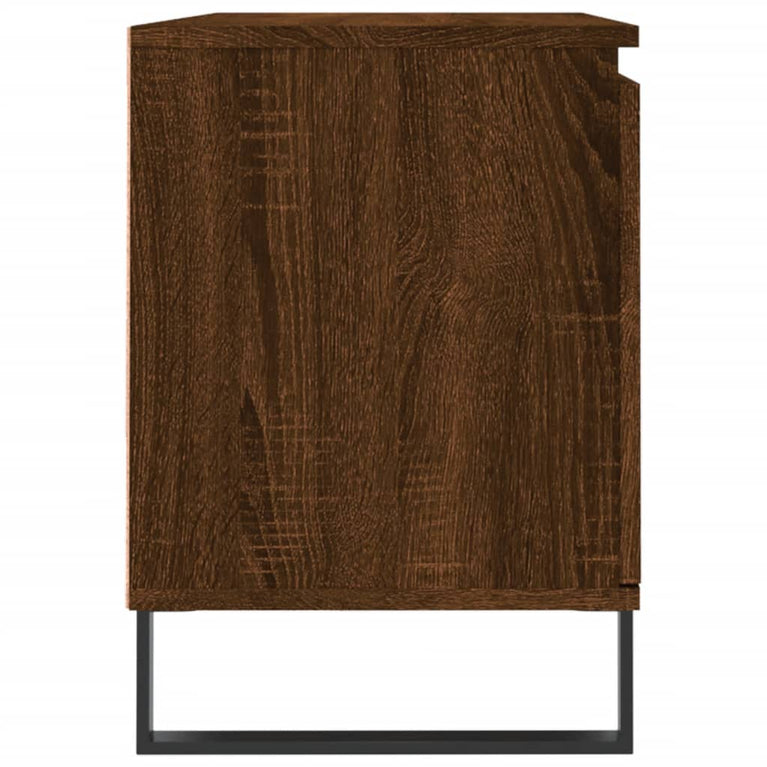 Tv-meubel 104x35x50 cm bewerkt hout bruin eikenkleur MeubelReus