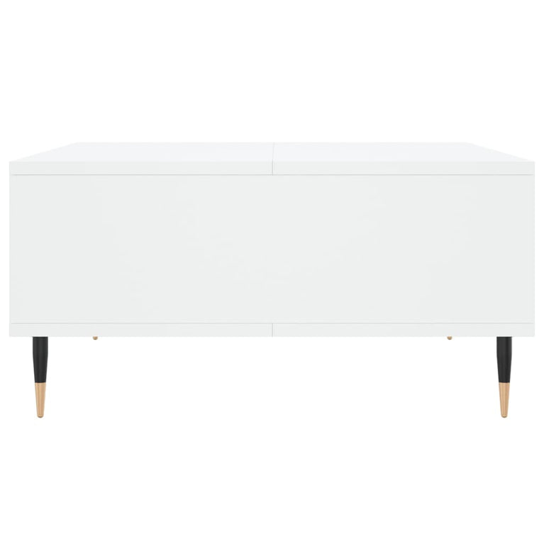 Salontafel 60x60x30 cm bewerkt hout wit MeubelReus