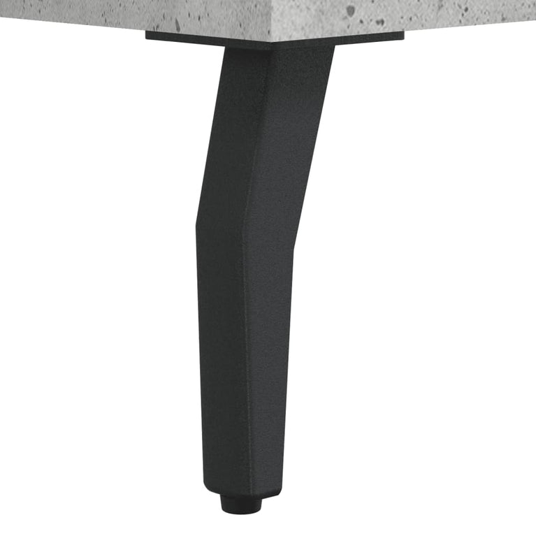 Nachtkastje 40x35x47,5 cm bewerkt hout betongrijs MeubelReus
