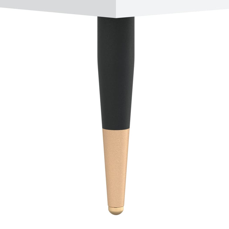 Nachtkastjes 2 st 40x35x47,5 cm bewerkt hout wit MeubelReus