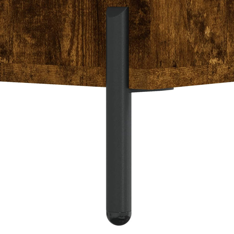 Nachtkastjes 2 st 40x35x47,5 cm bewerkt hout gerookt eikenkleur MeubelReus