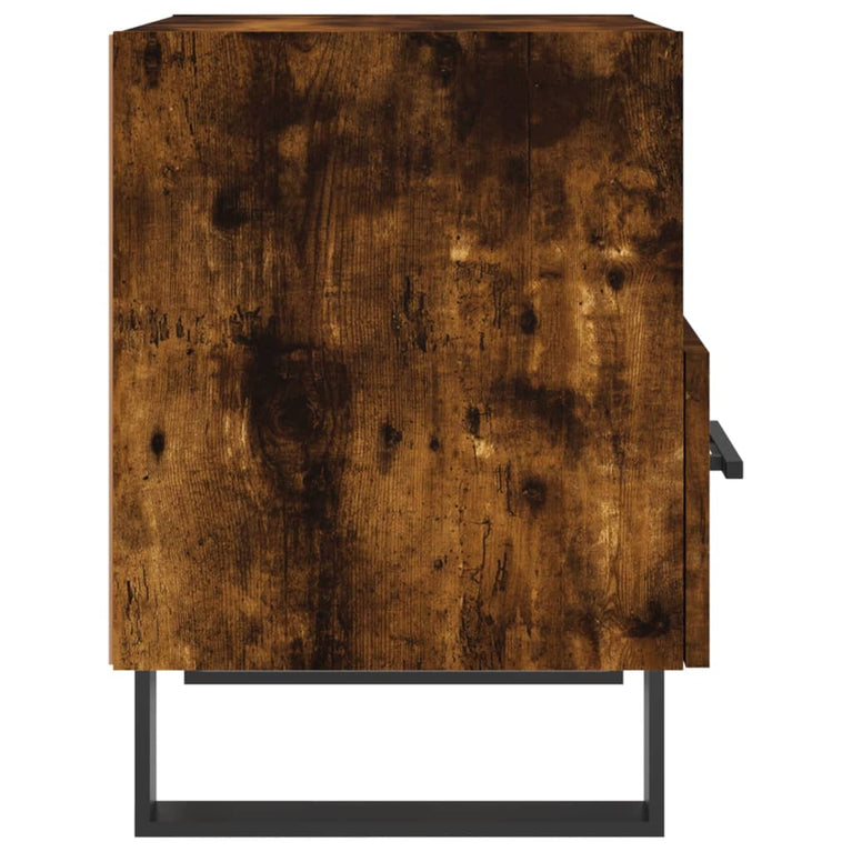 Nachtkastjes 2 st 40x35x47,5 cm bewerkt hout gerookt eikenkleur MeubelReus