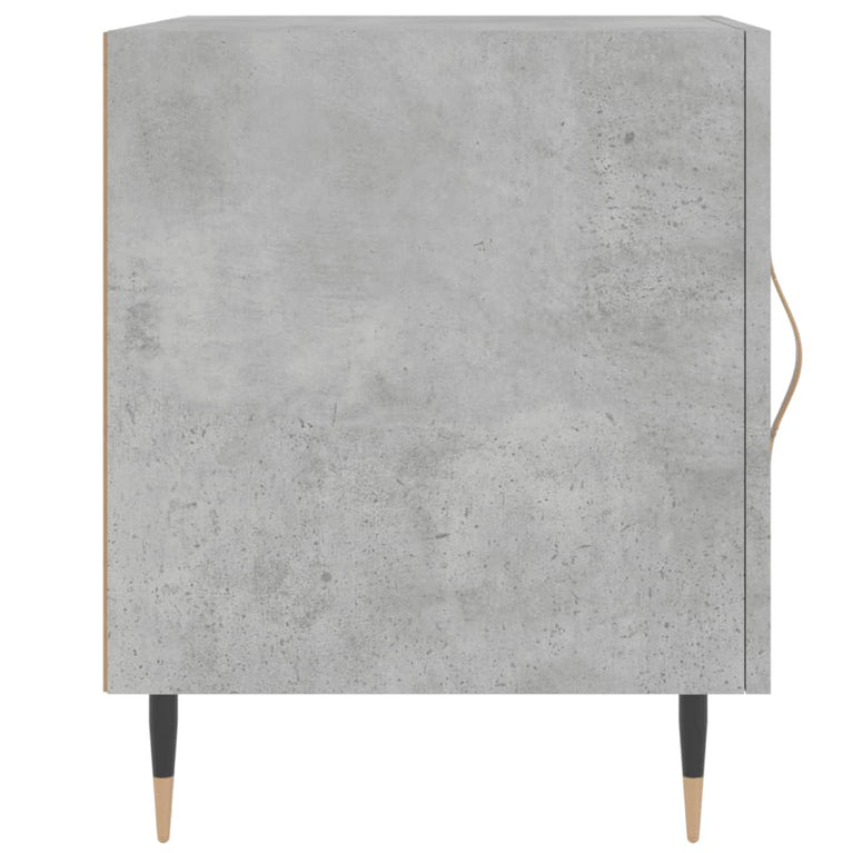 Nachtkastjes 2 st 40x40x50 cm bewerkt hout betongrijs MeubelReus