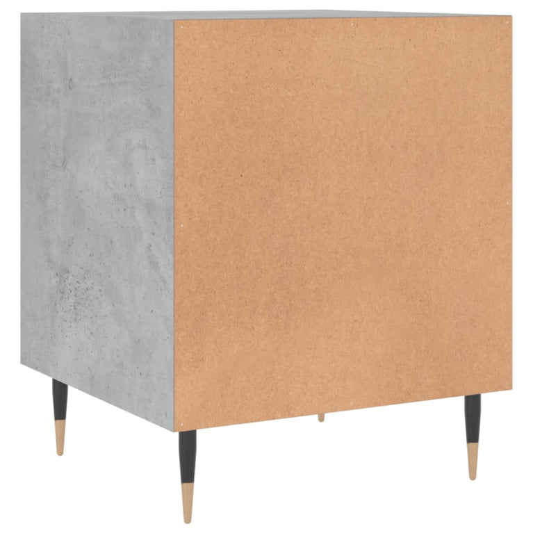 Nachtkastjes 2 st 40x40x50 cm bewerkt hout betongrijs MeubelReus
