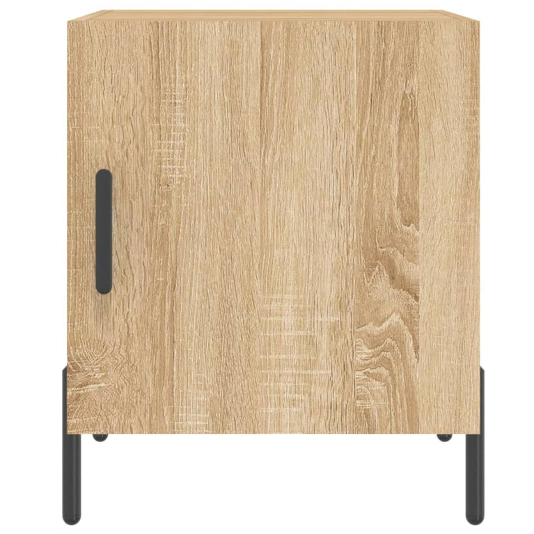 Nachtkastjes 2 st 40x40x50 cm bewerkt hout sonoma eikenkleurig MeubelReus