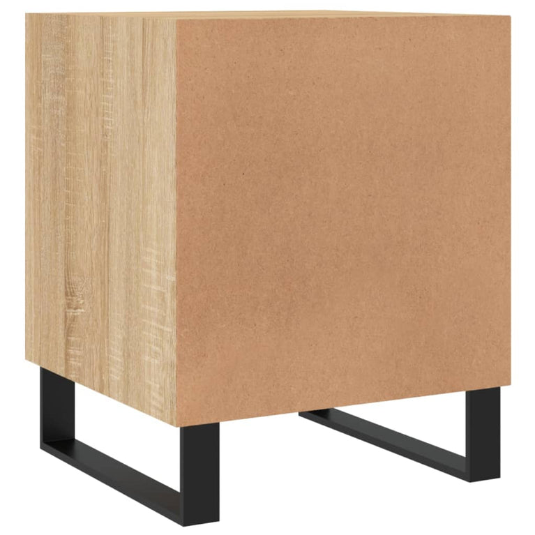 Nachtkastjes 2 st 40x40x50 cm bewerkt hout sonoma eikenkleurig MeubelReus