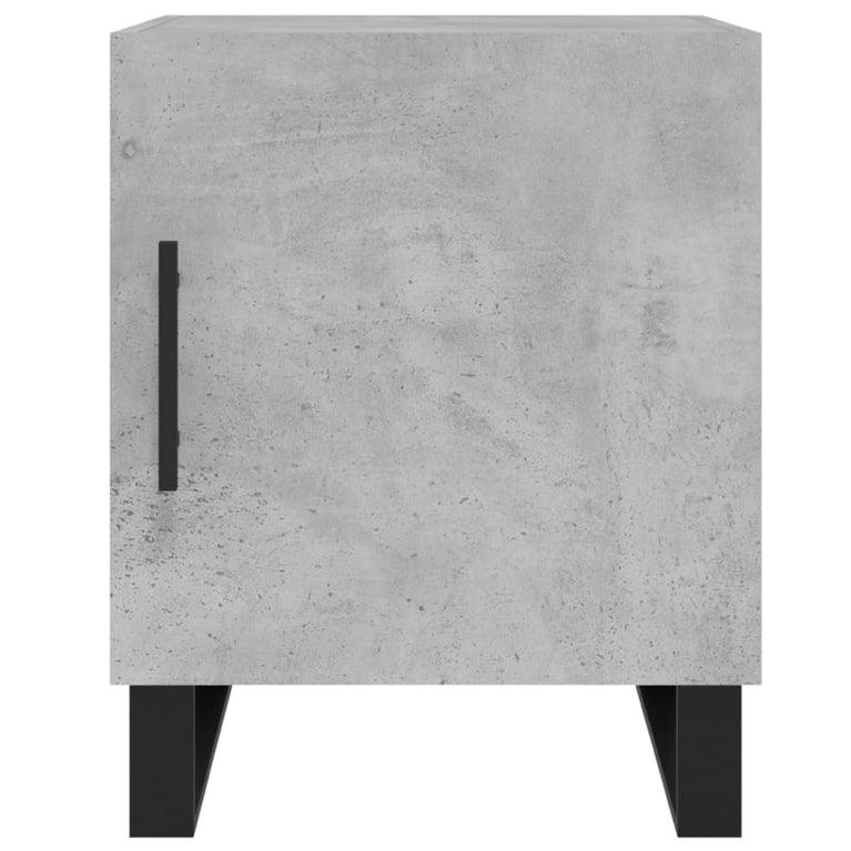 Nachtkastjes 2 st 40x40x50 cm bewerkt hout betongrijs MeubelReus
