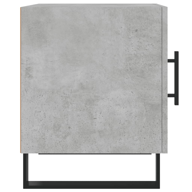 Nachtkastjes 2 st 40x40x50 cm bewerkt hout betongrijs MeubelReus