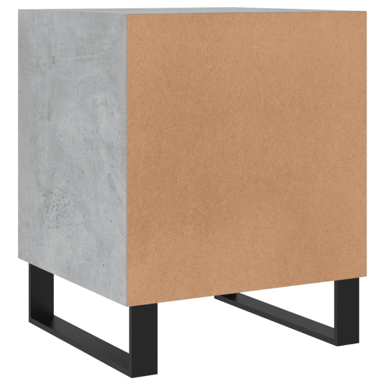 Nachtkastjes 2 st 40x40x50 cm bewerkt hout betongrijs MeubelReus