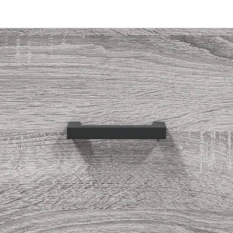 Nachtkastje 40x40x66 cm bewerkt hout grijs sonoma eikenkleurig MeubelReus