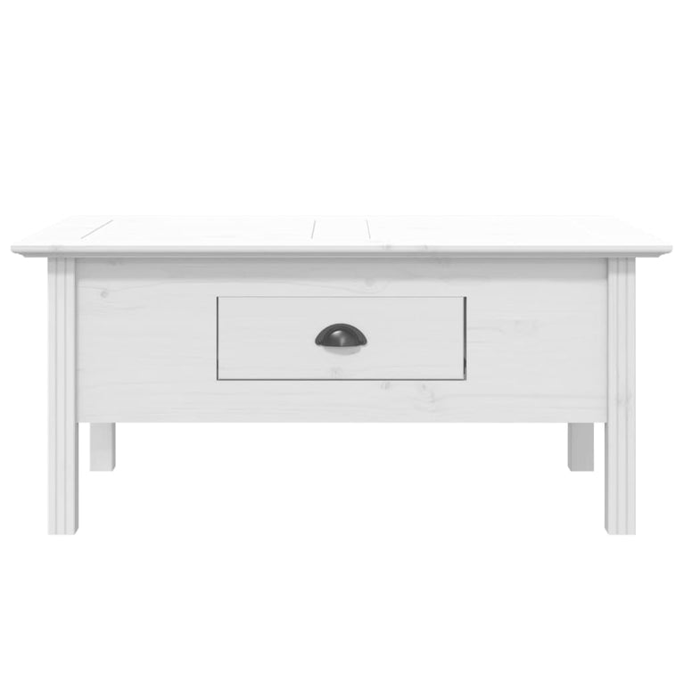 Salontafel BODO 100x55x45 cm massief grenenhout wit MeubelReus