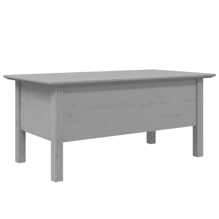 Salontafel BODO 100x55x45 cm massief grenenhout grijs MeubelReus