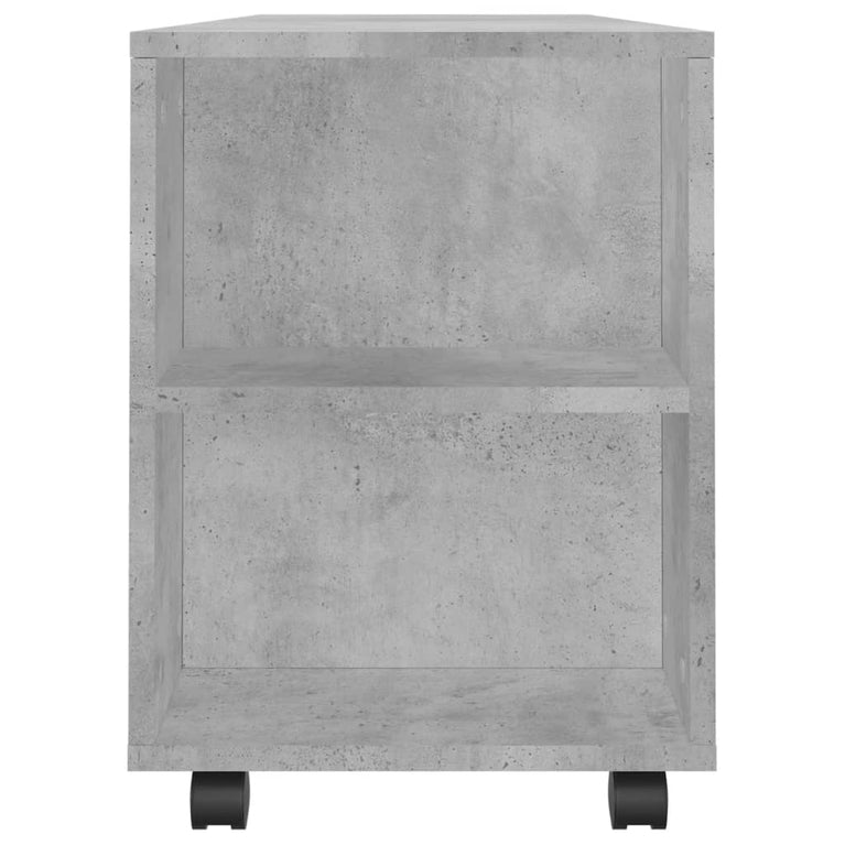 Tv-meubel 102x34,5x43 cm bewerkt hout betongrijs MeubelReus