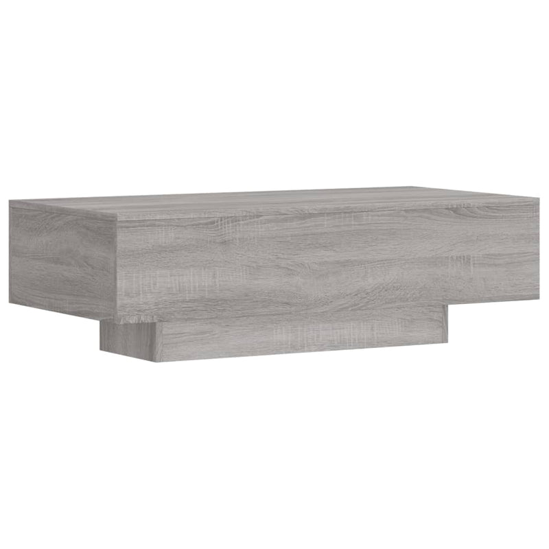 Salontafel 100x49,5x31 cm bewerkt hout grijs sonoma eikenkleur