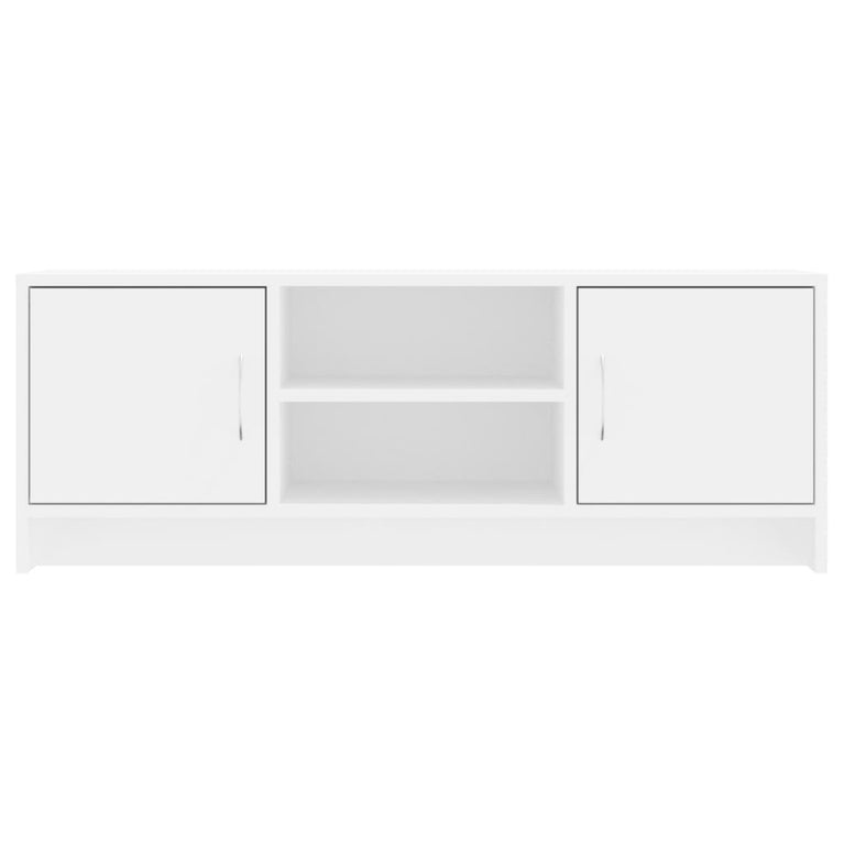 Tv-meubel 102x30x37,5 cm bewerkt hout wit MeubelReus