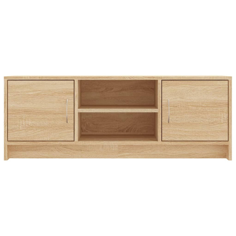 Tv-meubel 102x30x37,5 cm bewerkt hout sonoma eikenkleurig MeubelReus