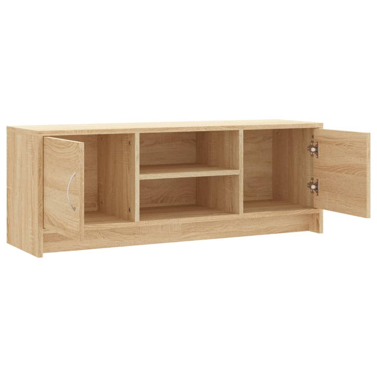 Tv-meubel 102x30x37,5 cm bewerkt hout sonoma eikenkleurig MeubelReus
