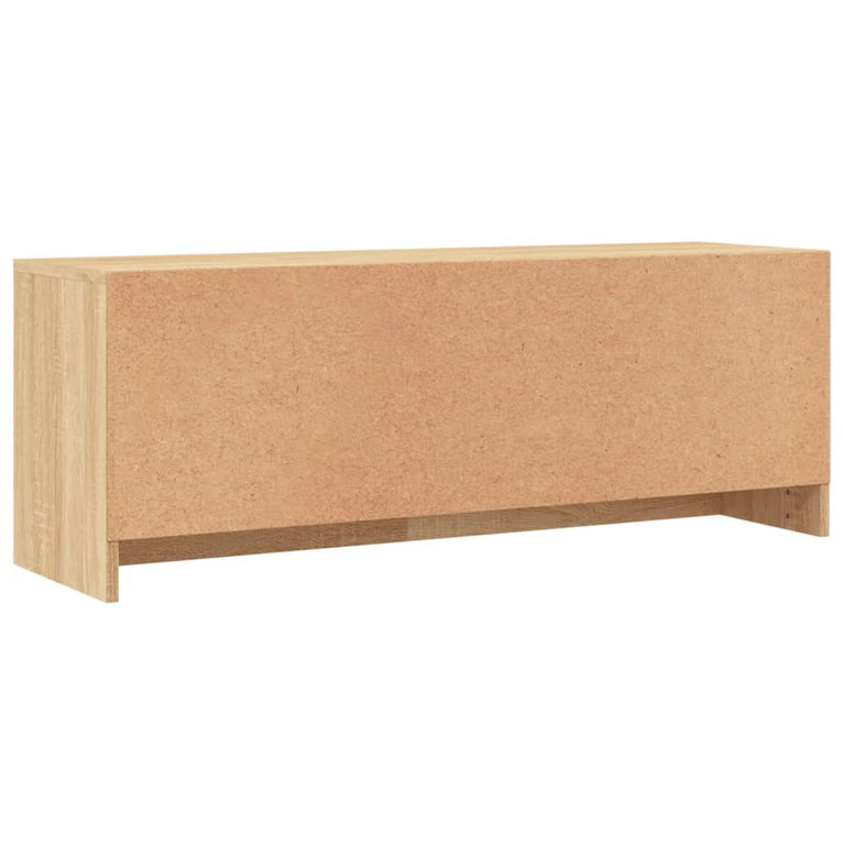 Tv-meubel 102x30x37,5 cm bewerkt hout sonoma eikenkleurig MeubelReus