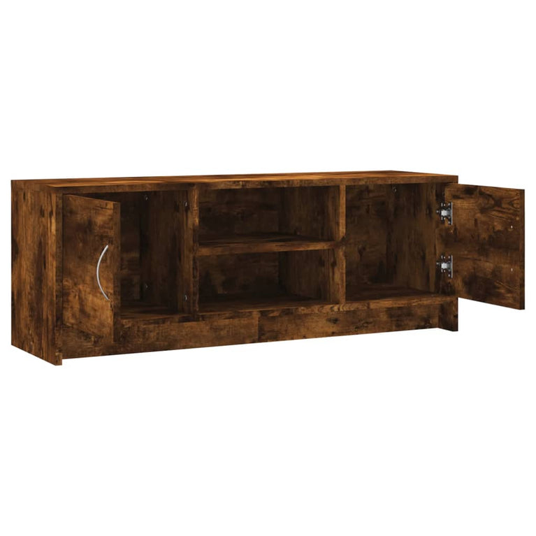 Tv-meubel 102x30x37,5 cm bewerkt hout gerookt eikenkleurig MeubelReus