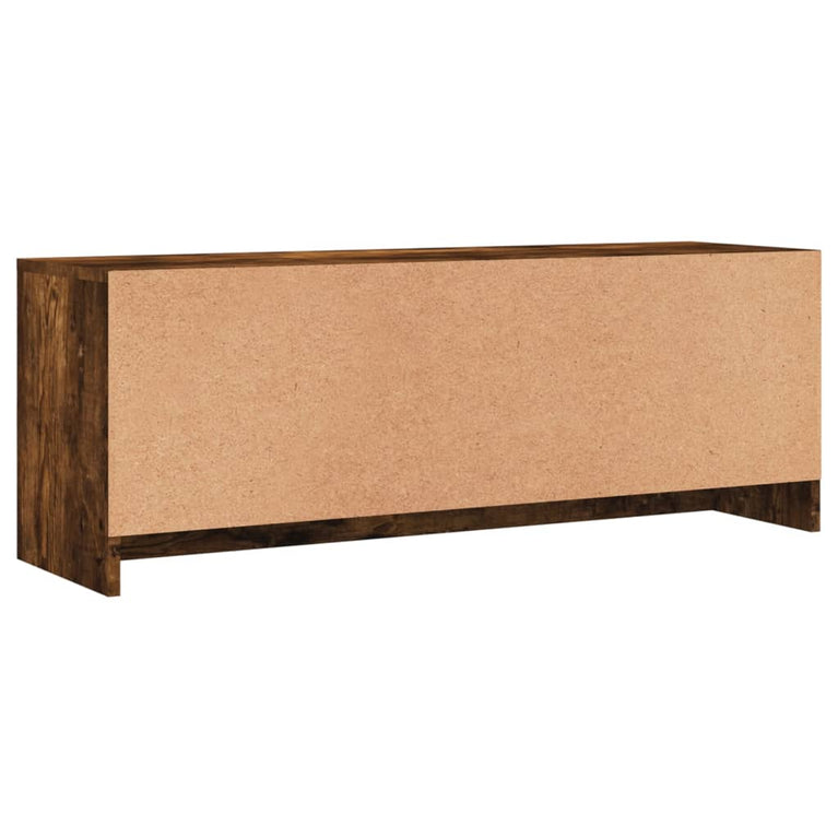 Tv-meubel 102x30x37,5 cm bewerkt hout gerookt eikenkleurig MeubelReus