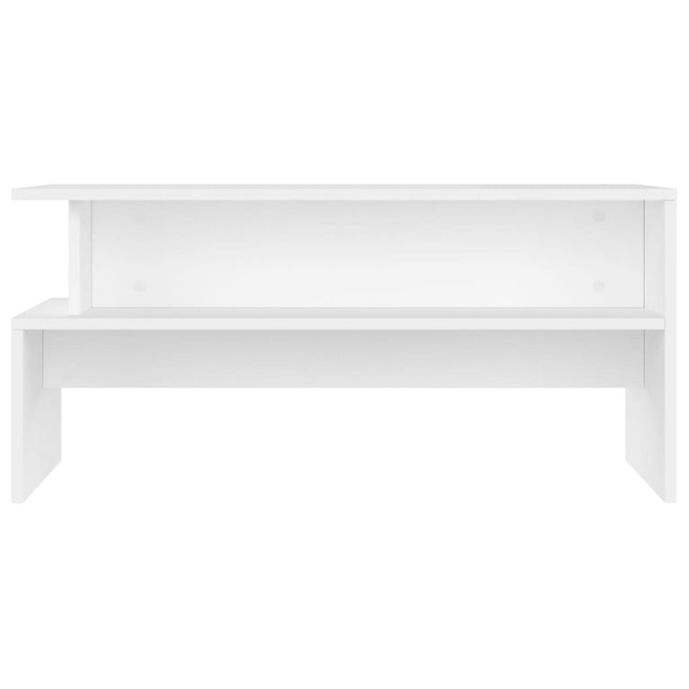 Salontafel 90x55x42,5 cm bewerkt hout wit MeubelReus