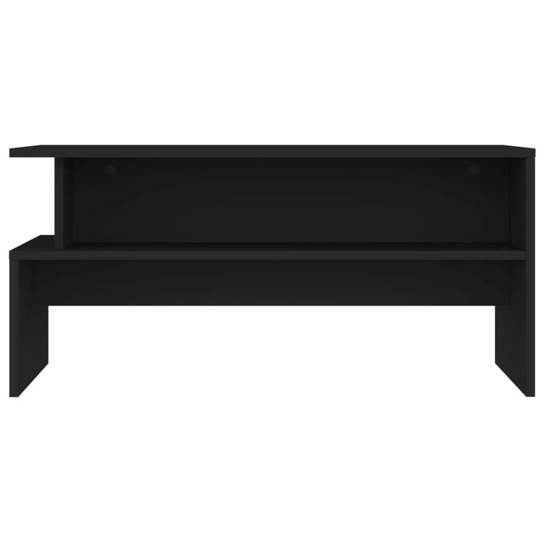Salontafel 90x55x42,5 cm bewerkt hout zwart MeubelReus