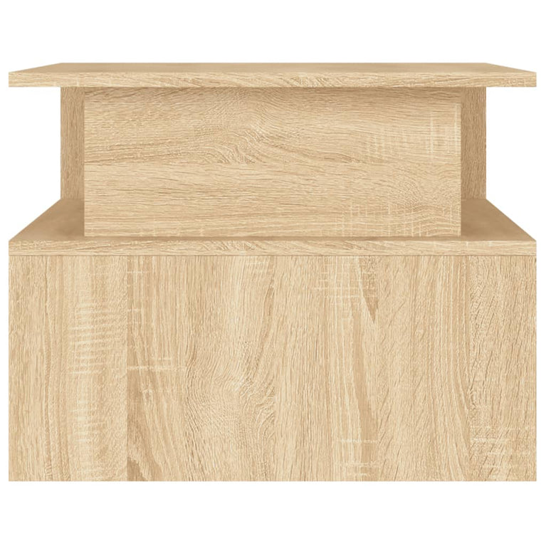 Salontafel 90x55x42,5 cm bewerkt hout sonoma eikenkleurig MeubelReus