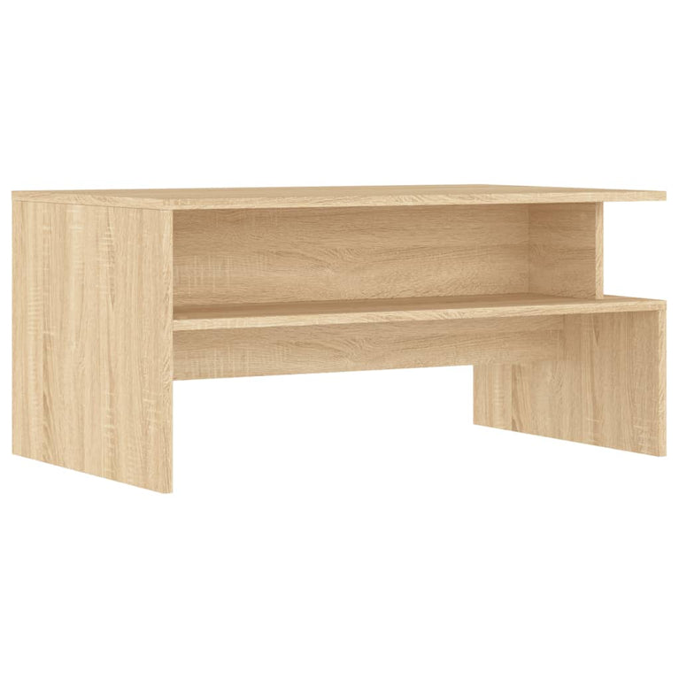 Salontafel 90x55x42,5 cm bewerkt hout sonoma eikenkleurig MeubelReus