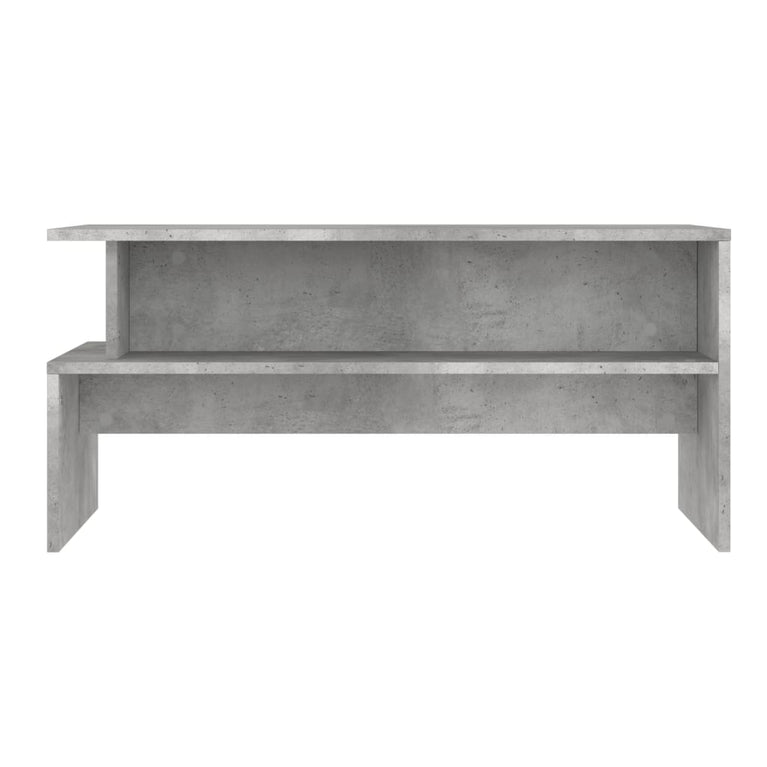 Salontafel 90x55x42,5 cm bewerkt hout betongrijs MeubelReus