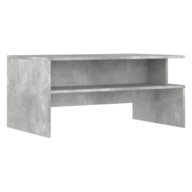 Salontafel 90x55x42,5 cm bewerkt hout betongrijs MeubelReus