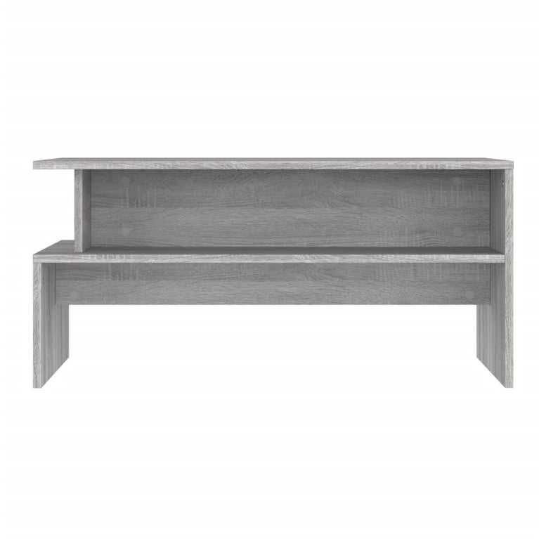 Salontafel 90x55x42,5 cm bewerkt hout grijs sonoma eikenkleur MeubelReus