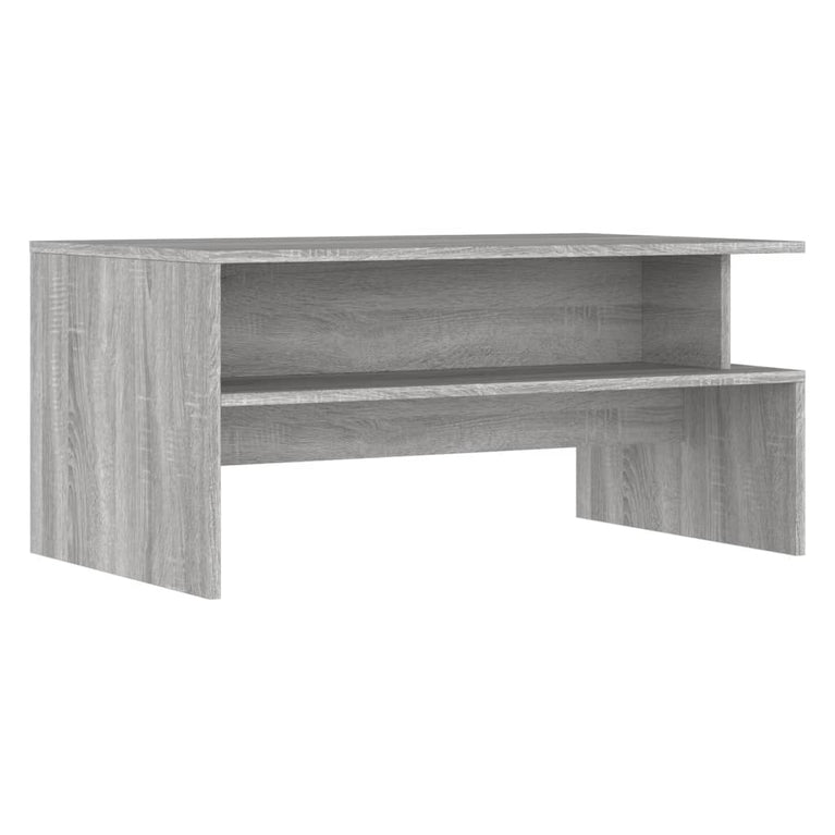 Salontafel 90x55x42,5 cm bewerkt hout grijs sonoma eikenkleur MeubelReus
