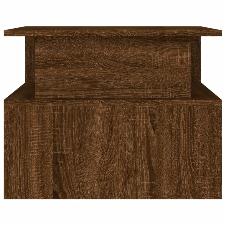 Salontafel 90x55x42,5 cm bewerkt hout bruin eikenkleur MeubelReus
