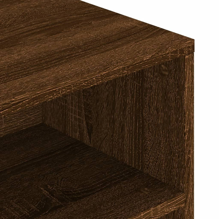 Salontafel 90x55x42,5 cm bewerkt hout bruin eikenkleur MeubelReus