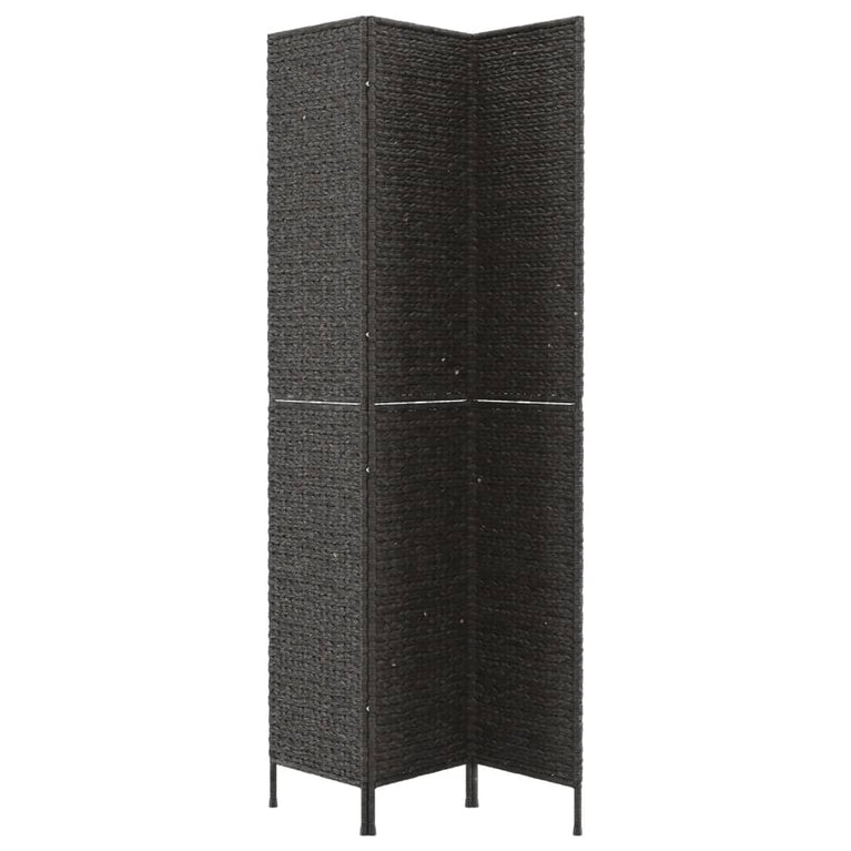 Kamerscherm met 3 panelen 122x180 cm waterhyacint zwart MeubelReus
