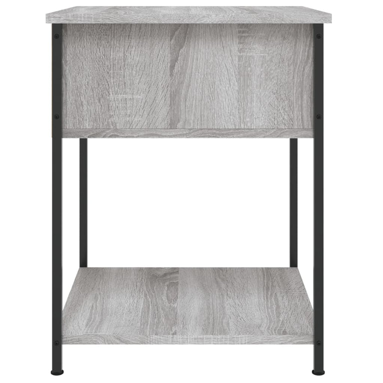 Nachtkastjes 2 st 44x45x58 cm bewerkt hout grijs sonoma eiken MeubelReus