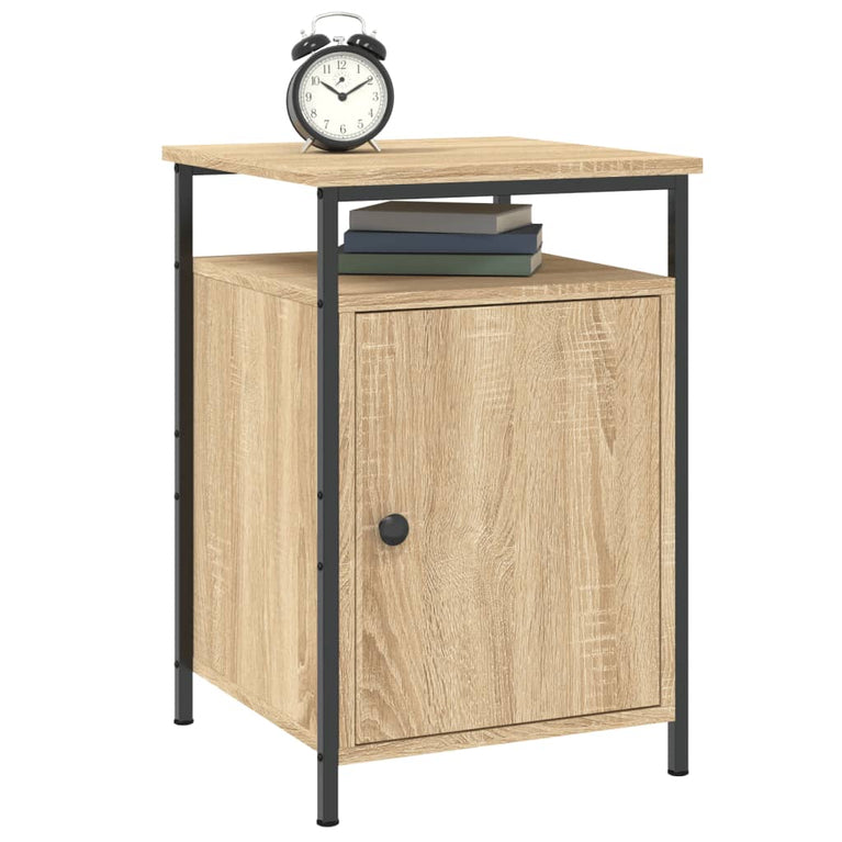 Nachtkastjes 2 st 40x42x60 cm bewerkt hout sonoma eikenkleurig MeubelReus