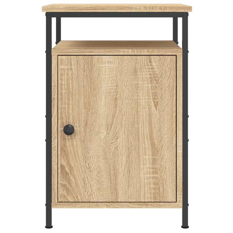 Nachtkastjes 2 st 40x42x60 cm bewerkt hout sonoma eikenkleurig MeubelReus