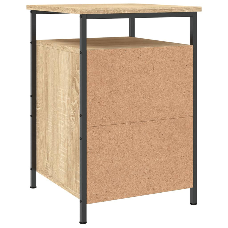 Nachtkastjes 2 st 40x42x60 cm bewerkt hout sonoma eikenkleurig MeubelReus