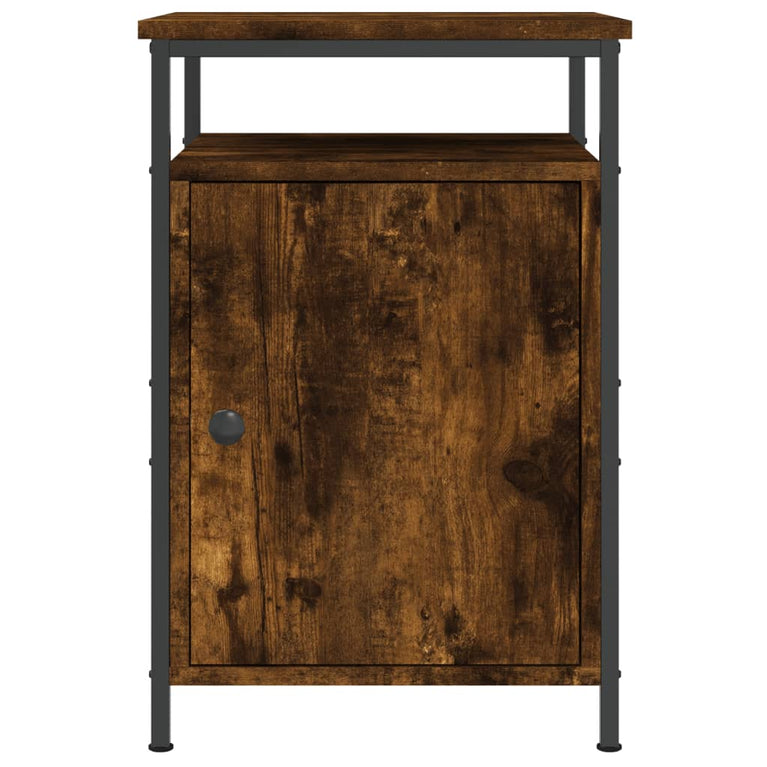 Nachtkastjes 2 st 40x42x60 cm bewerkt hout gerookt eikenkleurig MeubelReus