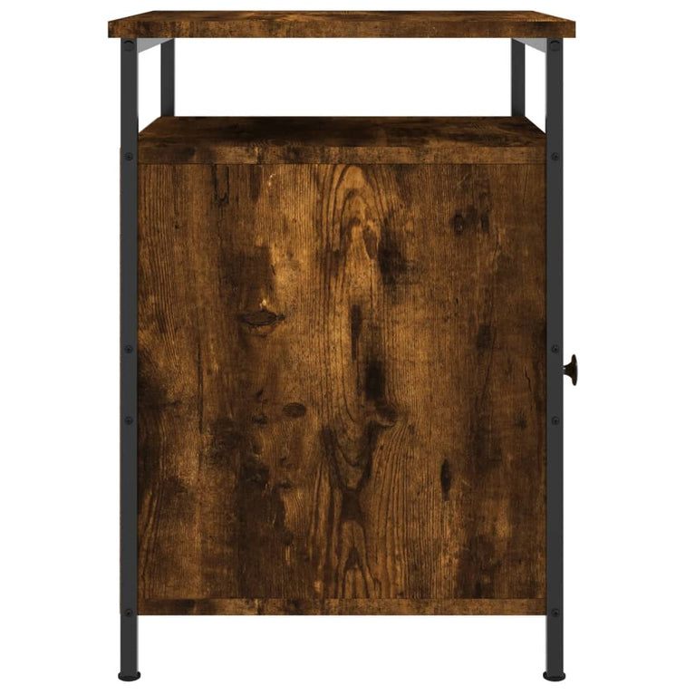 Nachtkastjes 2 st 40x42x60 cm bewerkt hout gerookt eikenkleurig MeubelReus