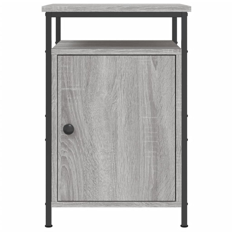 Nachtkastjes 2 st 40x42x60 cm bewerkt hout grijs sonoma eiken MeubelReus