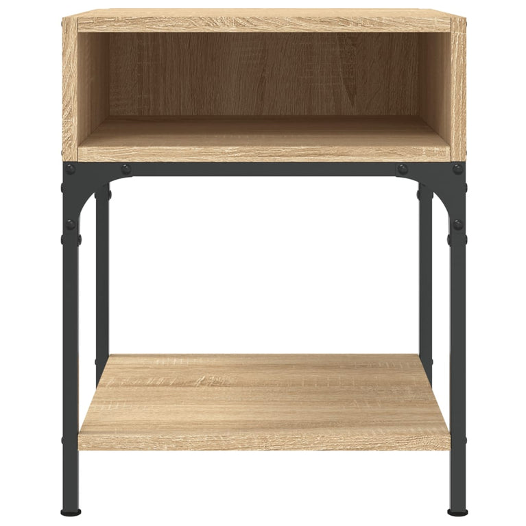Nachtkastjes 2 st 40x41x50 cm bewerkt hout sonoma eikenkleurig MeubelReus