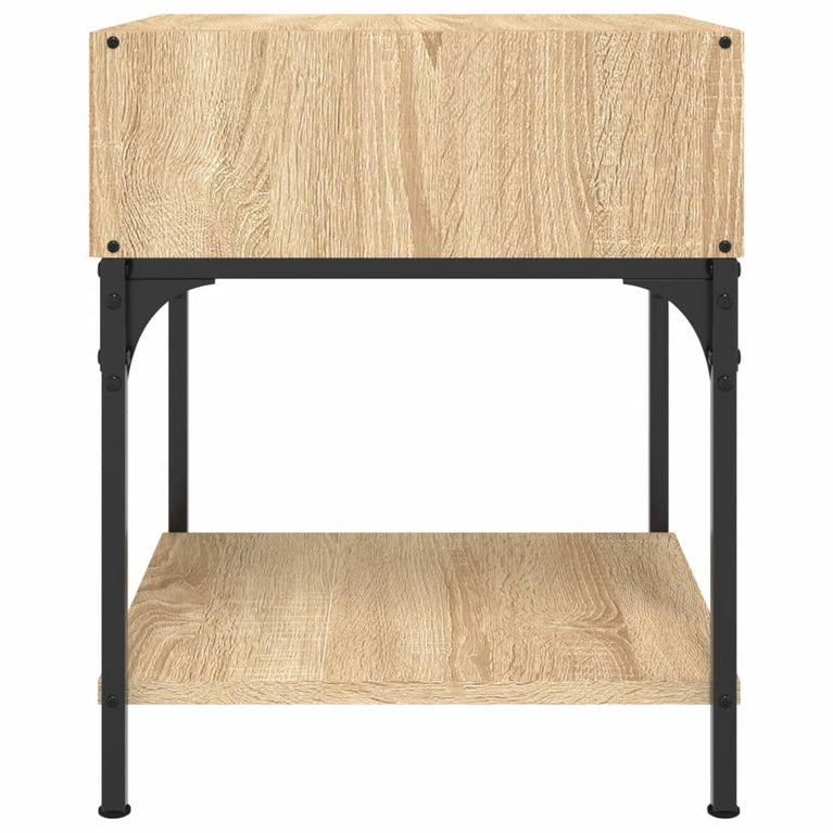Nachtkastjes 2 st 40x41x50 cm bewerkt hout sonoma eikenkleurig MeubelReus