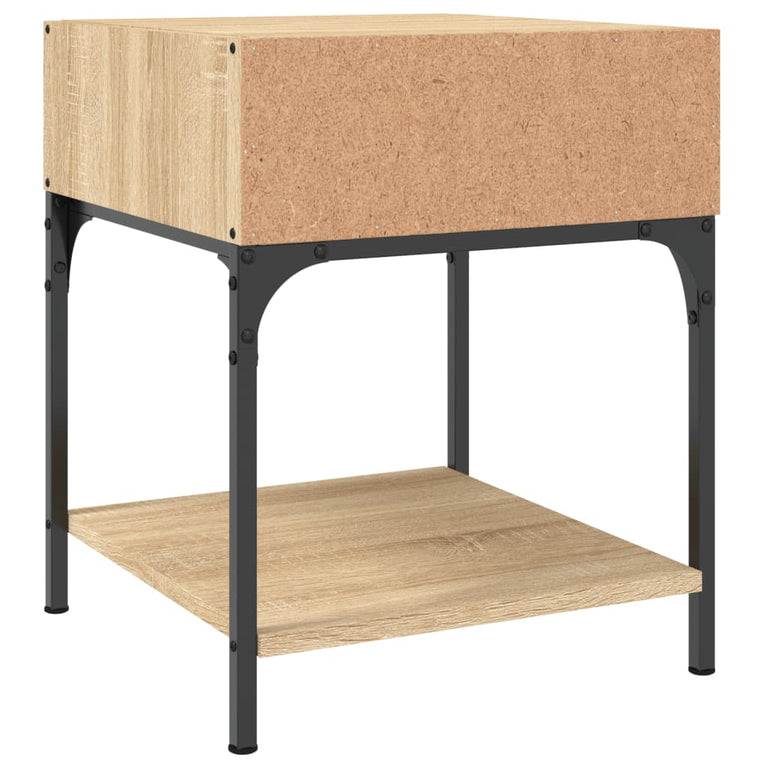 Nachtkastjes 2 st 40x41x50 cm bewerkt hout sonoma eikenkleurig MeubelReus