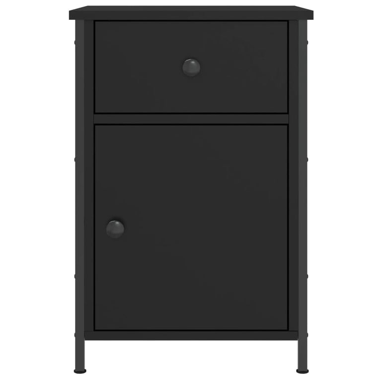 Nachtkastjes 2 st 40x42x60 cm bewerkt hout zwart MeubelReus