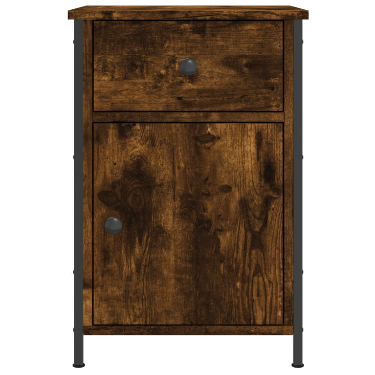 Nachtkastjes 2 st 40x42x60 cm bewerkt hout gerookt eikenkleurig MeubelReus