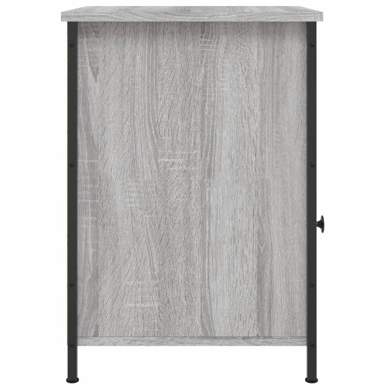 Nachtkastjes 2 st 40x42x60 cm bewerkt hout grijs sonoma eiken MeubelReus