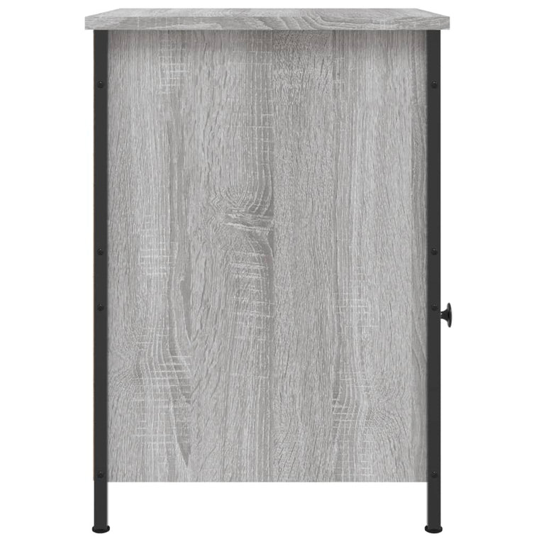 Nachtkastjes 2 st 40x42x60 cm bewerkt hout grijs sonoma eiken MeubelReus