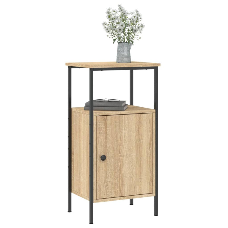 Nachtkastjes 2 st 41x31x80 cm sonoma eikenkleurig MeubelReus